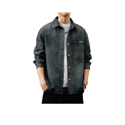 GUISE Blue Мужские Рубашки