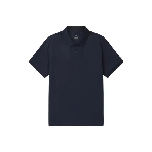 KOLON SPORT Морской Синий Мужская Рубашка Поло