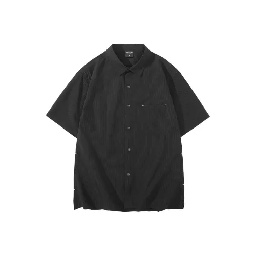 LUJIEBANG Мужские черные рубашки