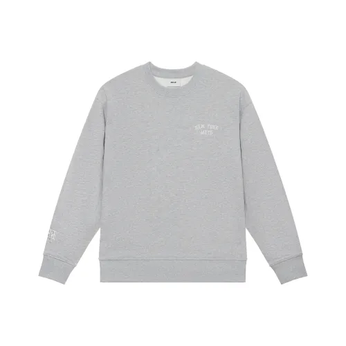 Mlb Base Logo Basic Collection New York Mets 24FW Толстовка Унисекс Light Серый