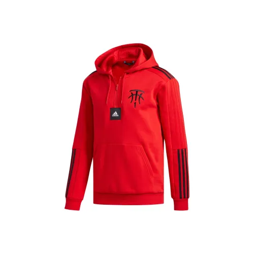 Adidas TMAC WNTR Hoodie Sweatshirt Men's Red