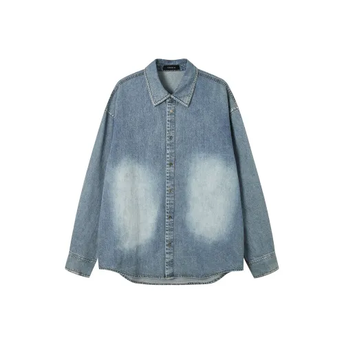 COKEIN Синий Мужские Рубашки