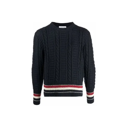 THOM BROWNE Синий Мужской Свитеры