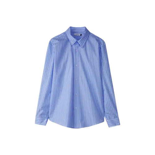 ALISON LOU Blue Men's Shirts ALISON LOU Синий Мужские Рубашки