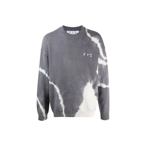 Off Белый FW20 Серый Мужские Свитера