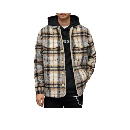 ALLSAINTS Бежевые Мужские Рубашки