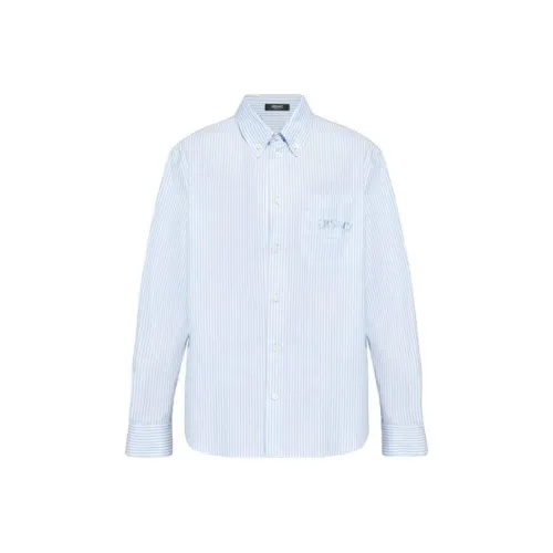 VERSACE Мужские Синие Рубашки