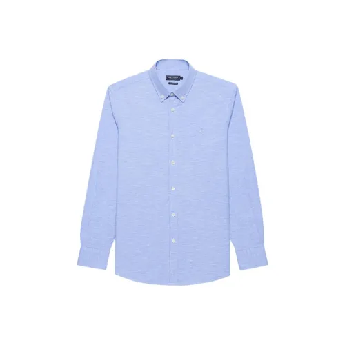 TREK TRAVEL Рубашка Мужская Озерный Синий