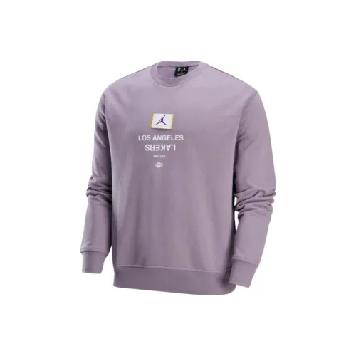 Джордан X NBA Courtside Los Angeles Lakers Толстовка Мужская Дымчатый Фиолетовый