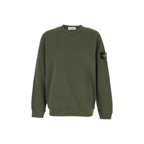 Stone Island Зеленый Мужской Свитшот