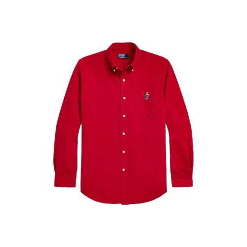 Polo Ralph Lauren FW23 Рубашка Мужская Красная