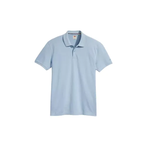 Levi's Поло Мужское Небесно-Синий