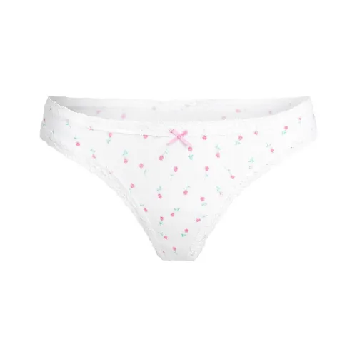 SKIMS 1 упаковка SNOWDITSYROSE с принтом/снежинка розовый с принтом, женские стринги