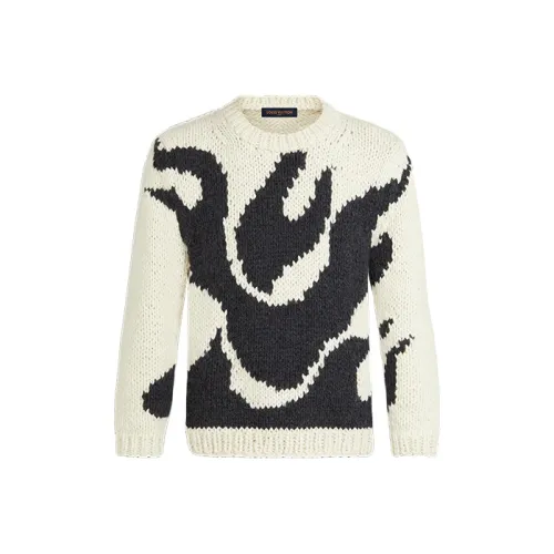 LOUIS VUITTON SS21 Свитер Мужской Экрю