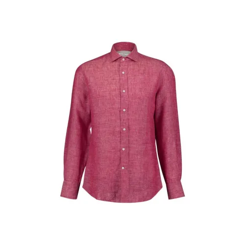 BRUNELLO CUCINELLI Рубашка Мужская Красная