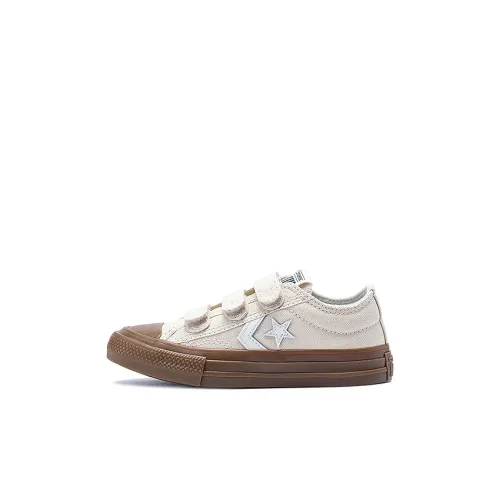 Конверс Износостойкие Низкие Кеды для Детей Коричневый Детский Возраст 3-7 Лет