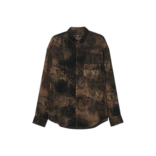 J.D.V Коричневые Мужские Рубашки