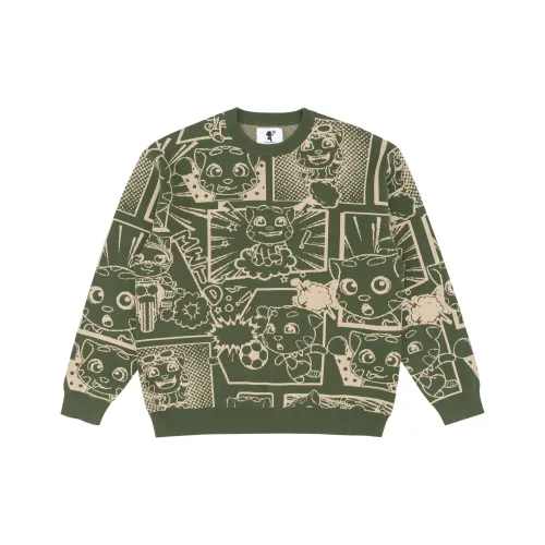MostwantedLab Армейский зеленый Унисекс Свитеры