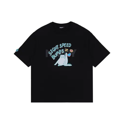 Nerdy Черная Унисекс Футболка