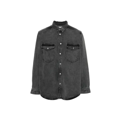 ISABEL MARANT Серые Мужские Рубашки
