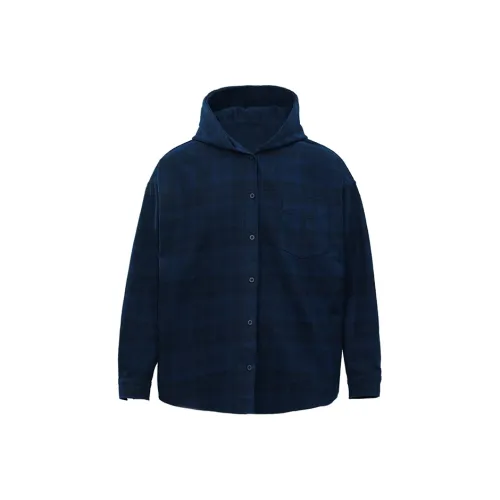 Black Late Рубашка Унисекс Синий Черный