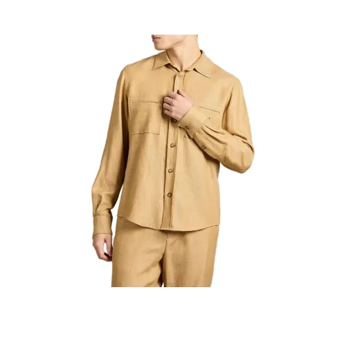 Colombo Желтые Мужские Рубашки