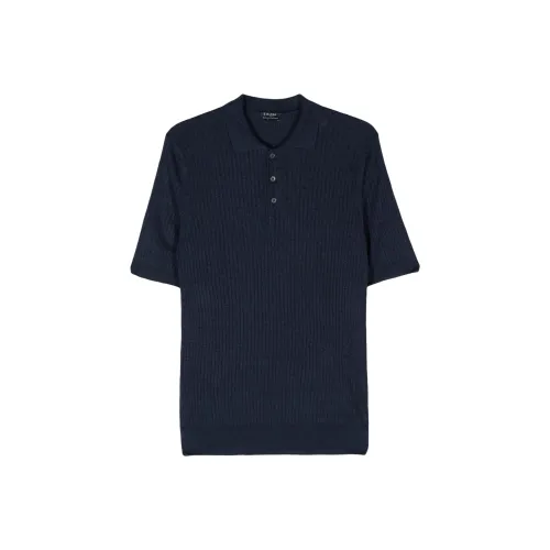 BARBA SS24 Polo Мужское Индиго