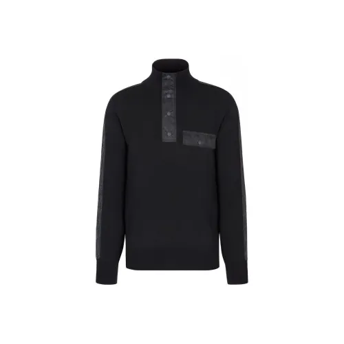 DIOR Quarterly New Products Свитер Мужской Морской Синий