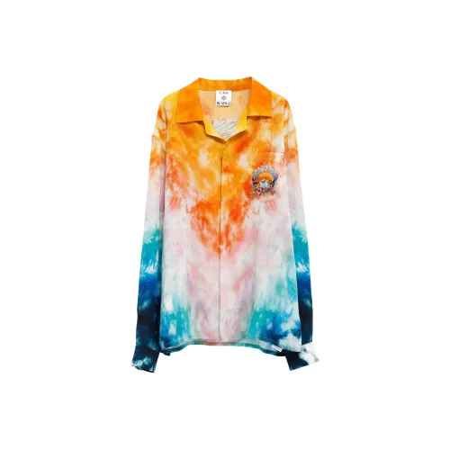 CASABLANCA SS25 Рубашка Мужская Синяя