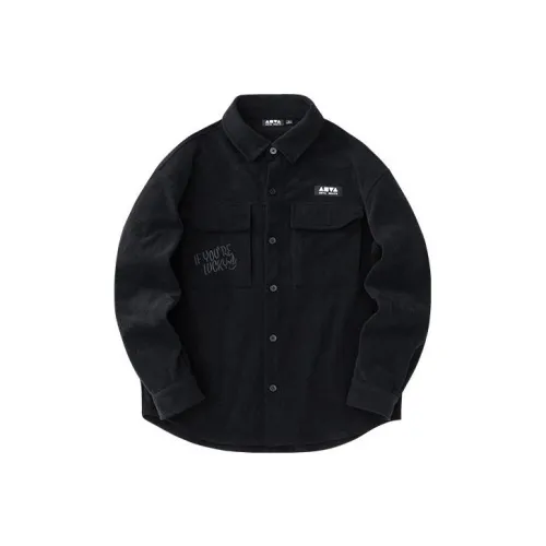 ANTA Life Collection Рубашка Унисекс Основной Черный