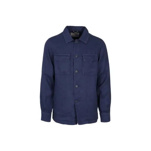 AT.P.CO Blue Men's Shirts AT.P.CO Синий Мужские Рубашки