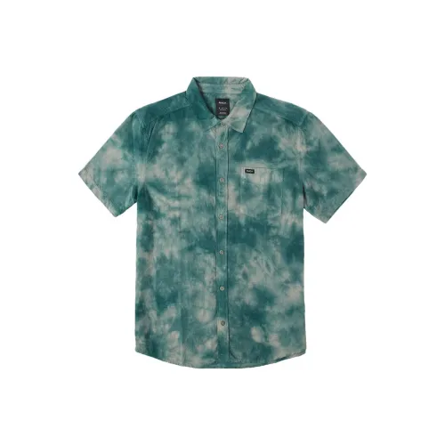 RVCA Emerald Green Мужские Рубашки
