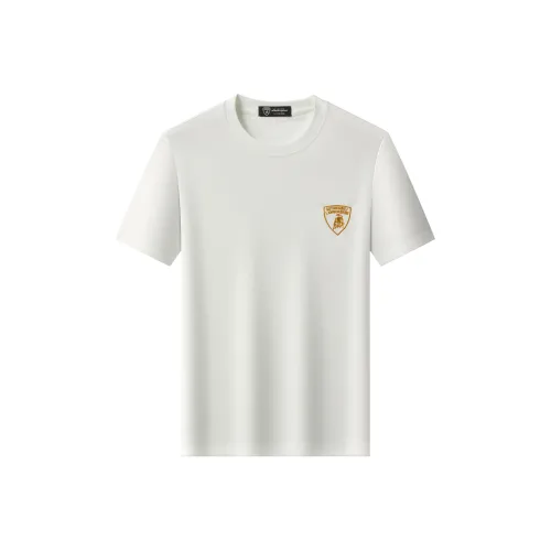AUTOMOBILI LAMBORGHINI T-Shirt Унисекс Белый