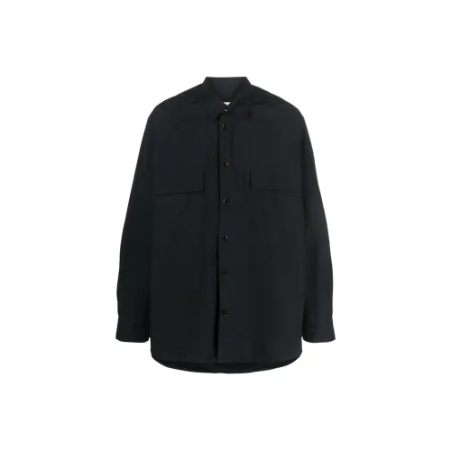 NANUSHKA Мужские черные рубашки