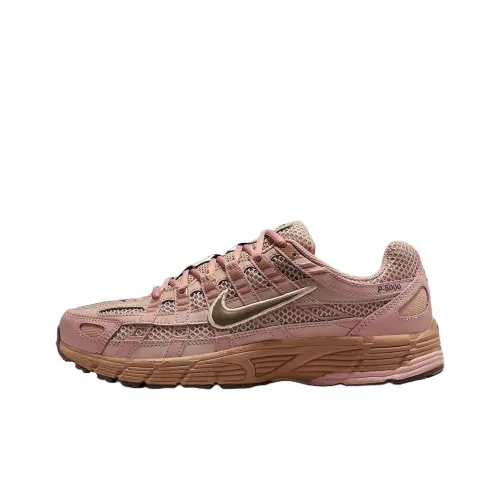 Nike P 6000 Беговые кроссовки Низкий верх Розовый Коричневый Женские
