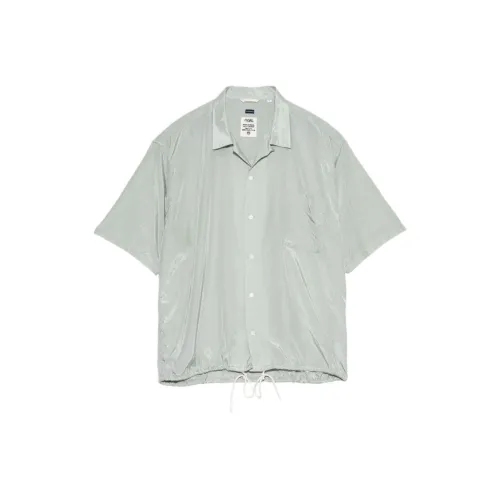 Nanamica Рубашка Унисекс Коралловый Зеленый