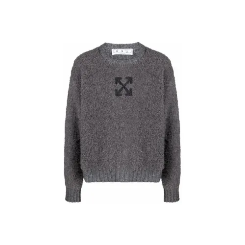 Off Белый FW21 Серый Мужские Свитера