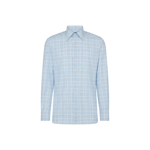 TOM FORD Светло-синие мужские рубашки