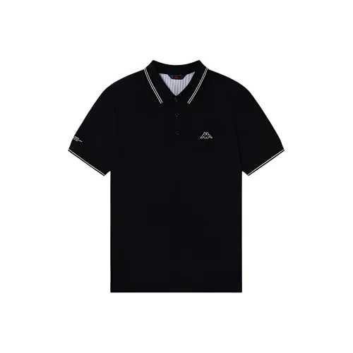KAPPA Мужская черная поло