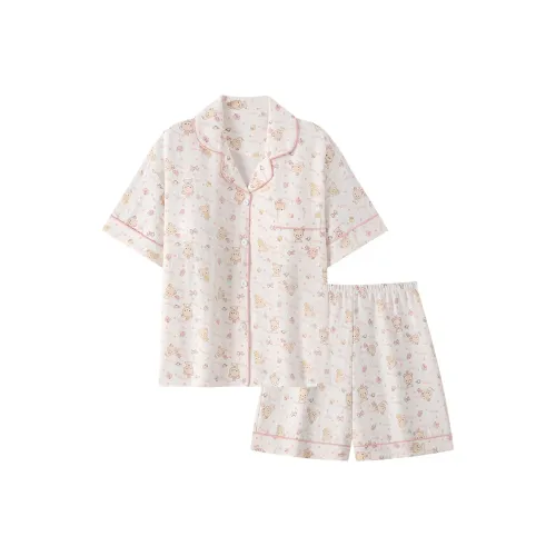 ЮЙЧЖАОЛИНЬ Pajama Комплект Женский Абрикосовый