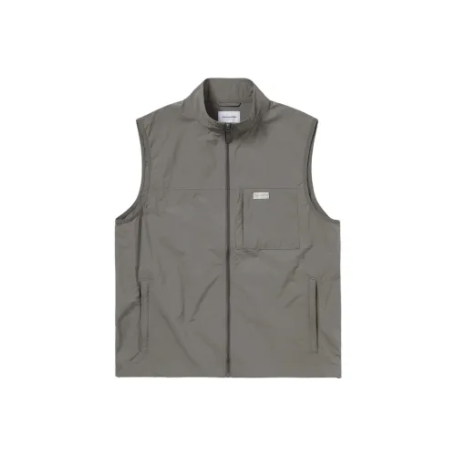 Thisisneverthat SS25 Жилет Унисекс Оливково-коричневый