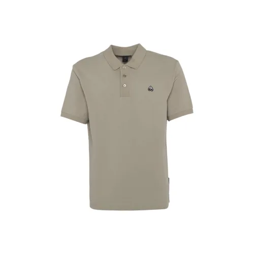 Moose Knuckles Поло Мужское Шалфейно-Зеленый