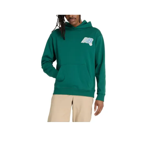 New Balance Athletics Relaxed League Свитшот Мужской Болотный Зеленый