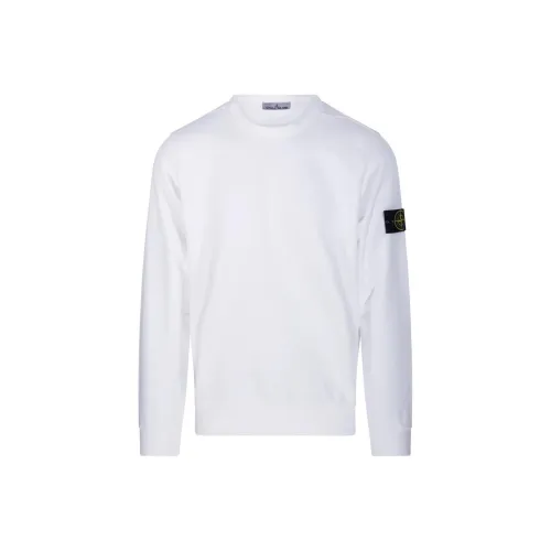 STONE ISLAND Белый Мужские Свитшоты