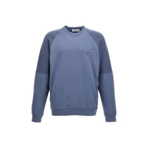 STONE ISLAND Толстовка Мужская Синяя