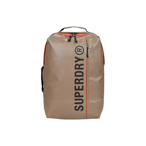SUPERDRY Полиэстер Рюкзак Большой Унисекс Коричневый