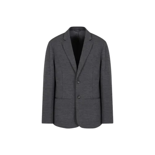 EMPORIO ARMANI Бизнес-костюм Пальто Мужской Серый