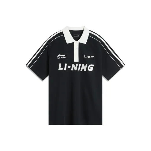 LINING Sports Life Collection Мужская Поло Черная