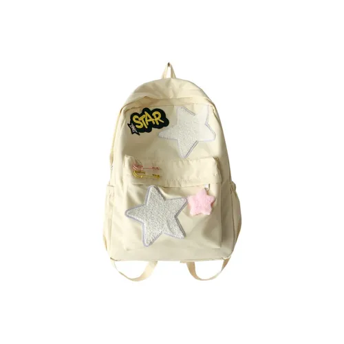 HCXK Композитная ткань Рюкзак Женские Желтый Зеленый Розовый