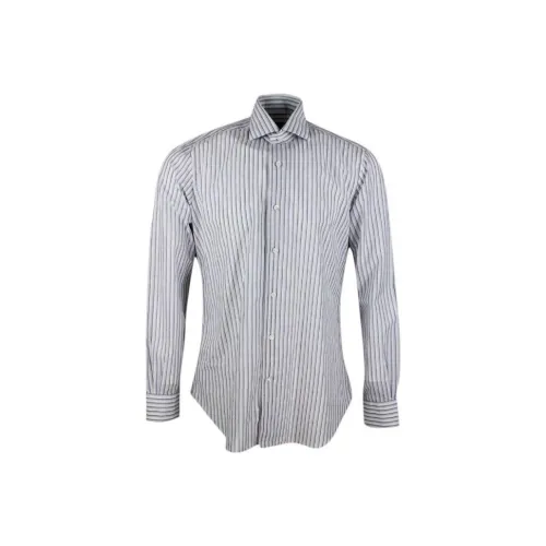 BARBA Белые Мужские Рубашки